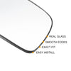Toyota Prius Heated Right Side Rearview Mirror Glass w/ Plate (2010-2015)