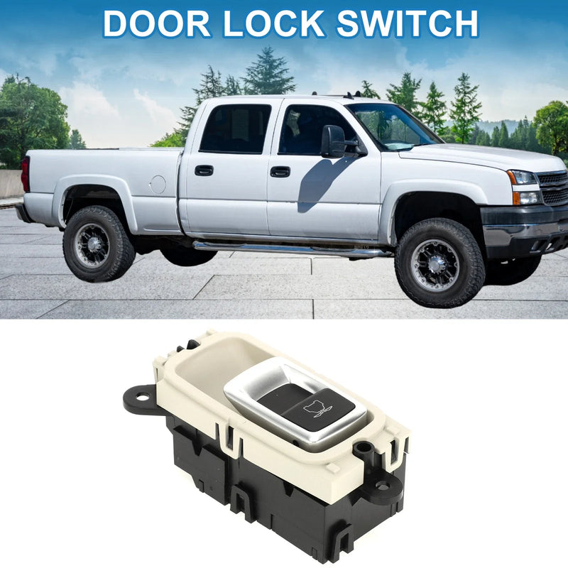 Tesla X Front Driver Beige Door Lock Switch (2015-2017)