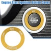 Dodge Charger Challenger Aluminum Gold Tone Engine Start Button Sticker