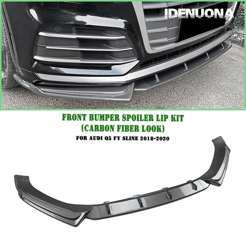 Audi Q5 FY Sline Front Bumper Spoiler Lip (2018-2020)