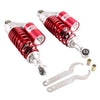Scooter Bike Moped Red 280mm 11" Air Shock Absorbers Pair