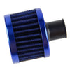 Car Model 12mm Carbon Round Oil Air Intake Crankcase Vent Valve Cover Breather Filter
