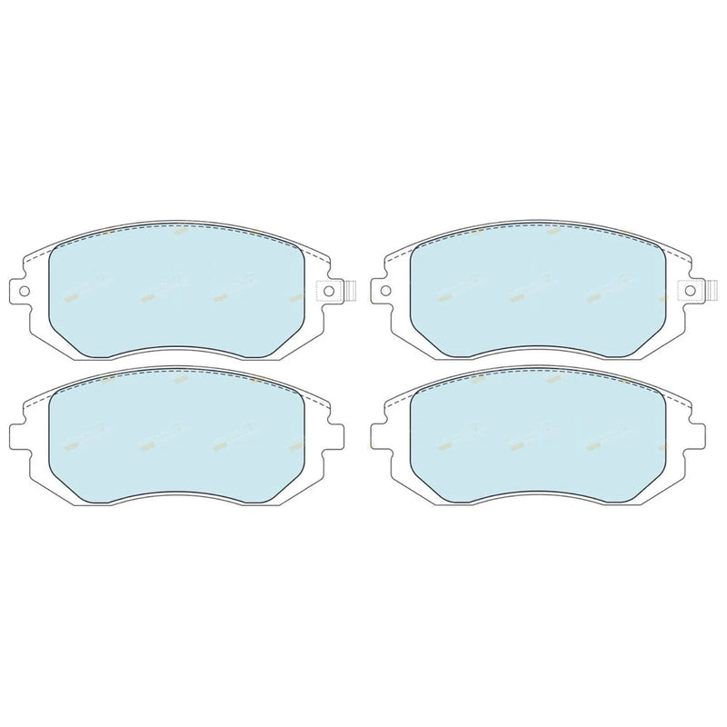 Subaru Outback 4WD Front Disc Brake Pad Set (2000-2013)