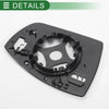 Ford EcoSport Heated Left Side White Mirror Glass (2013-2023)
