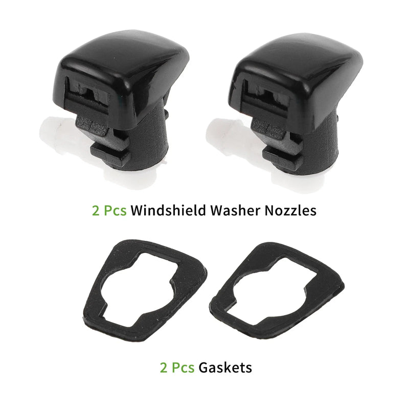 Jeep Cherokee Windshield Washer Nozzle  Black (2014-2017)