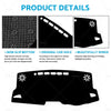 Toyota Corolla Dashboard Cover Black Non-Slip Dash Mat (2019-2021)
