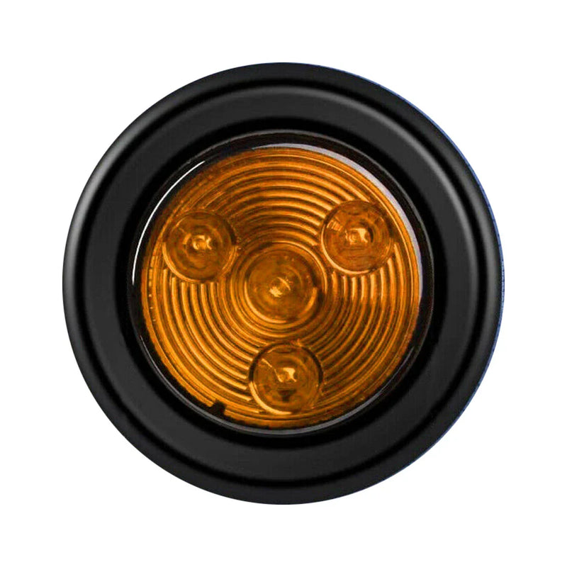 Trailer Side Marker Clearance Grommet 2" Round Amber LED Light (All Years)