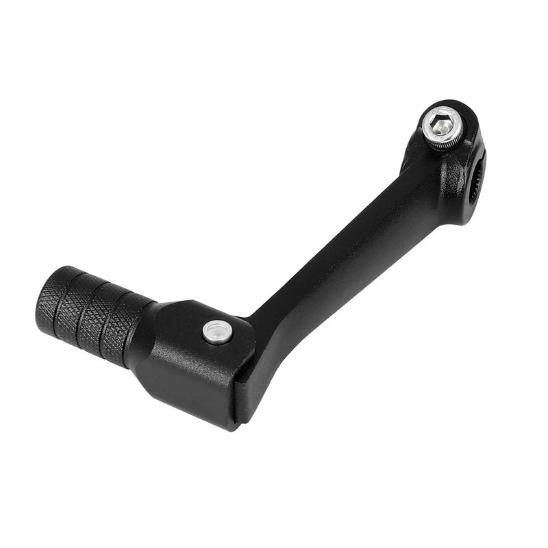 Motorcycle 0.47in Aluminum Alloy Folding Motorcycle Shift Lever Black