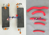 Suzuki RM125 Aluminum Radiator + Red Silicone Hose (1996-1997)
