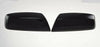 Chevy Silverado GMC Sierra Gloss Black Top Half Mirror Covers (2014-2018)