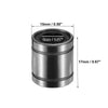 Car 10 x 8mm IDx15mm ODx17mm Length Linear Ball Bearings
