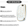 Ford Smart Key 5 Button - Durable TPU Gray Key Fob Cover