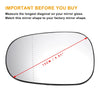 Nissan Micra Left Side Heated White Mirror Glass (2002-2009)