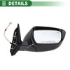 Nissan Rogue 2017-2019 Manual Folding Black Right Side Door Mirror