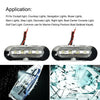 Marine Boat LED Deck Courtesy 4 x Waterproof 12V-24V Stern Transom Light