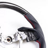 Subaru Legacy Forester Carbon Flat Bottom Leather Steering Wheel (15-17)