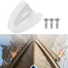 Marine Boat Transducer Cap / 2.91x2.64x1.02 / Vent Wire Cover White