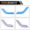 Jeep Wrangler Front Rear Door Handle Bezel Cover Trims (2007-2018)
