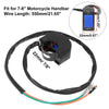 Scooter DC 12V 7/8" Handlebar Switch Headlight Toggle