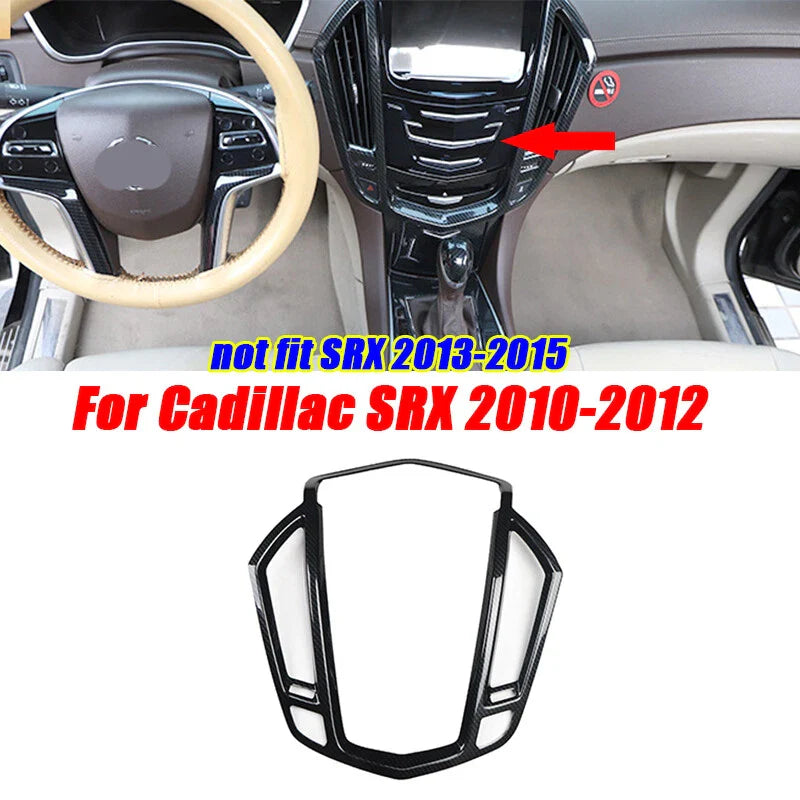 Cadillac SRX 2 x Carbon Fiber Console Panel Cover (2010–2012)