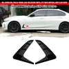 BMW 3-Series G20 G21 Gloss Black Add-On Side Fender Vent Duct Trims