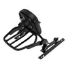 Harley Dyna Street Bob (2006 - 2017) Black Sissy Bar Backrest Luggage Rack