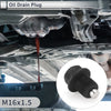 Car Motorcycle Set M16x1.5 1.3in Engine Oil Drain Plug w/ Gasket