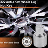 Mercedes-Benz Wheel Lock Lug Nut Key Tool