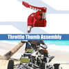 Yamaha Banshee Metal Red 7/8 Inches Universal Thumb Throttle Assembly