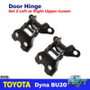 Door Hinge Upper Lower 2 PC Fits Toyota Dyna BU20 Mini Truck D08