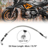 Motorcycle Brake Clutch Oil Hose Line Pipe Hydraulic 40cm 15.75"