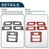 BMW 3 Series E90 E92 E93 AC Vent Sticker 5pcs (2005 - 2012)