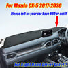 Mazda CX-5 RHD Leather Dashboard Cover Pad Mat (2017-2020)