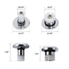 Harley Sportster S Chrome Front Axle Nut Bolt Covers (2021-2024)