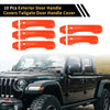 Jeep Wrangler JL JLU (2018-2022) Orange Door Tailgate Handle Cover
