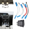 Momentary Rocker Switch 12V/20A 7Pin DPDT Blue LED Light Model