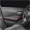 Car Door Dashboard PU Leather Line Strip Decor Moulding Trim (N/A)