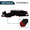 TOYOTA Harrier (2020-2024) Black Red 1 Set Dashboard Cover Mat