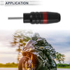 Motorcycle 11mm Aluminum Alloy Plastic Motorcycle Slider Frame Bolt 1Set Red