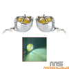 Harley Electra Glide, Road King, Street Glide 4.5" Brim Trim Cover Fog Lights