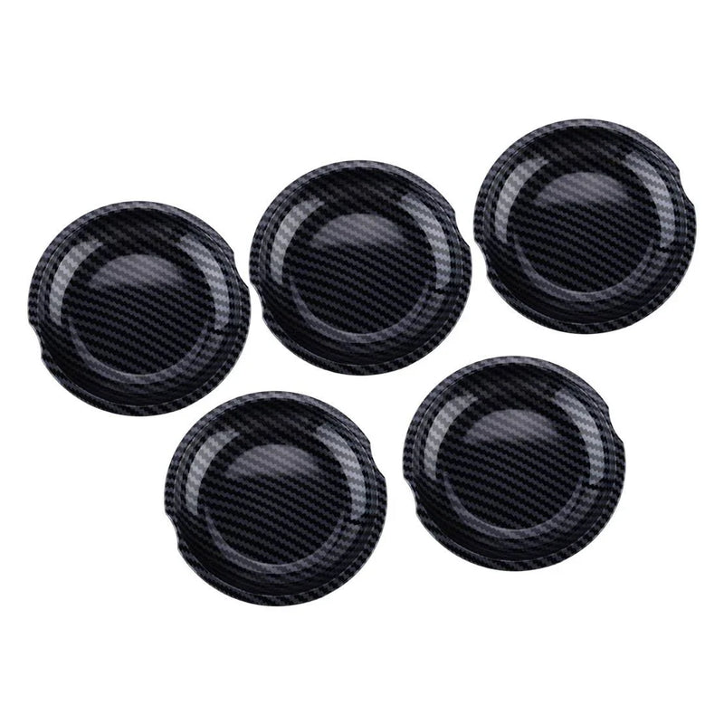 Jeep Wrangler JK Carbon Fiber Style Exterior Door Handle Dish Cover (07-17)