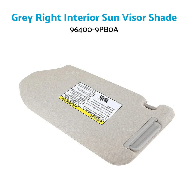 Nissan Pathfinder Grey Right Interior Sun Visor (2013-2018)