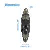 Car Quick Release Dry Break Coupling Fitting Black