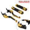 Yamaha YZF R3 R25 Folding Extendable Brake Clutch Levers (2015-2023)