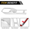 Jeep Wrangler JL JLU (2018-2024) Silver Tone 4WD Gear Shift Panel Cover Trim