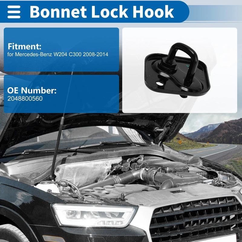 Mercedes-Benz W204 C300 Hood Latch Assembly (2008-2014)
