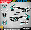 Yamaha WRF 450 Bullet Style Graphics Custom Decal Kit (2007-2011)