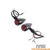 Universal Fit 10mm Black Bullet LED Turn Signal Lights