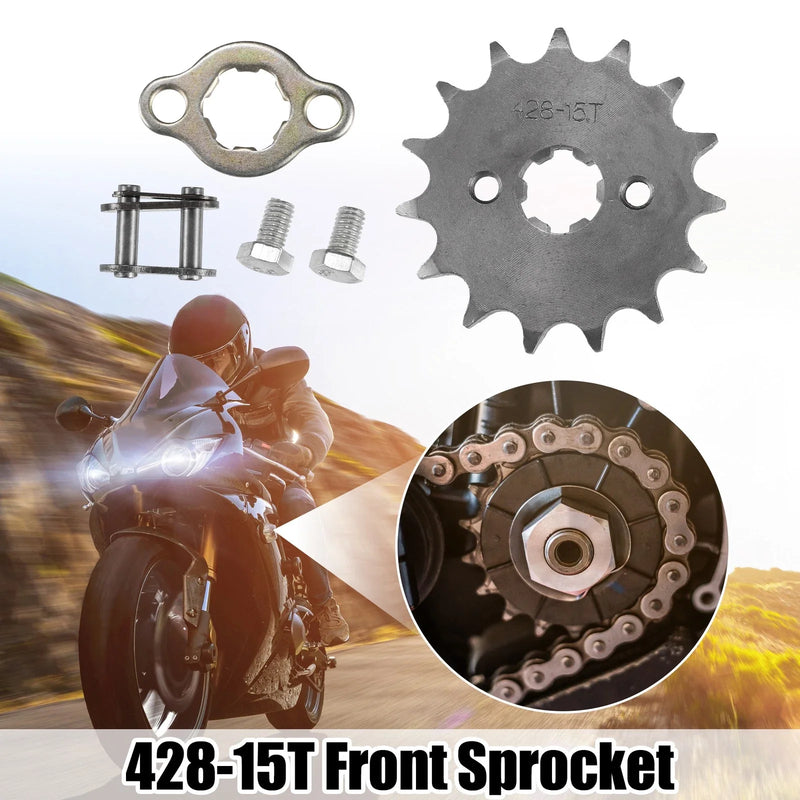 Dirt Bike Mini Bike 1x 15T 17mm Front Engine Sprocket