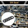 Oil Seal / 30x52x8mm / Seal Ring Rotary Shaft NBR Rubber Black 5 Pcs